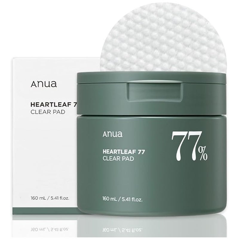 Anua Heartleaf 77% Clear Exfoliating Facial Toner Pads 160ml
