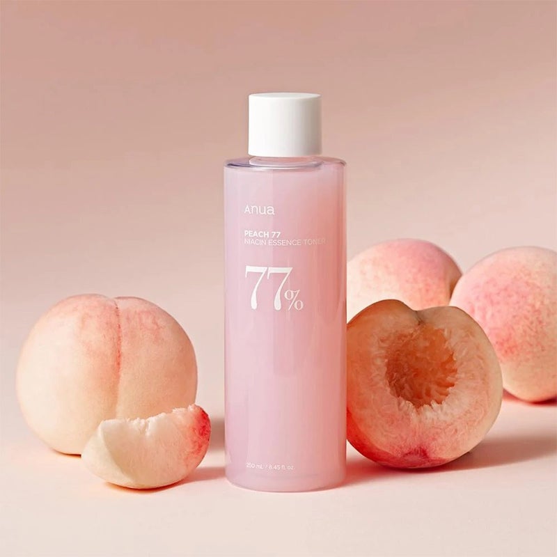 Anua Peach 77% Niacin Essence Facial Toner For Radiant & Plumping Skin 250ml 