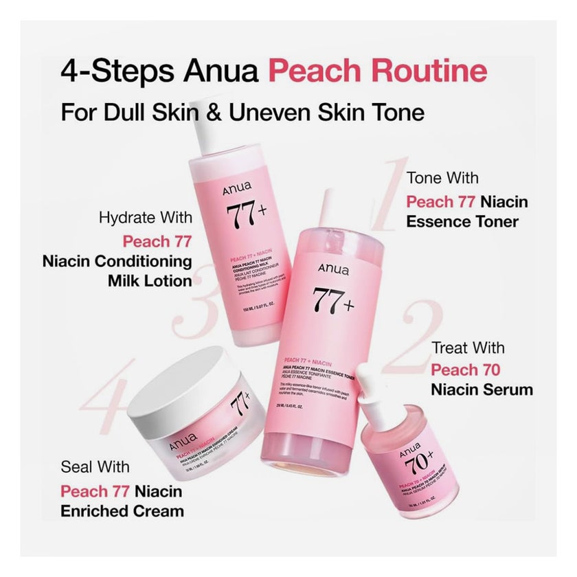 Anua Peach 77 + Niacin Essence Facial Toner 250ml 