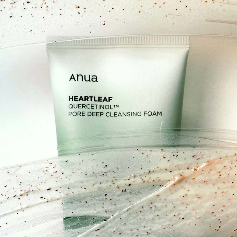 Anua Heartleaf Quercetinol Facial Deep Pore Cleansing Foam For Oily & Combination Skin 150ml 