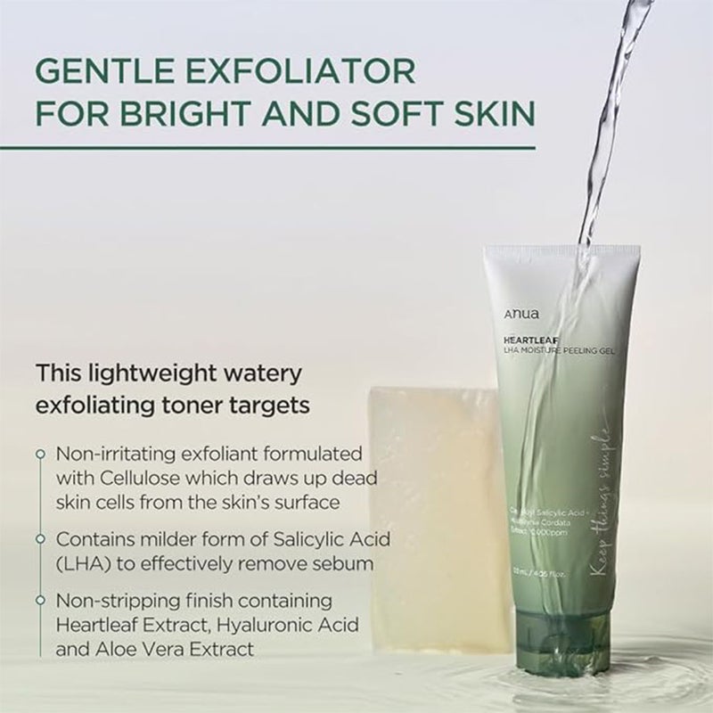 Anua Heartleaf LHA Moisture Peeling Gel For All Skin Types 120ml