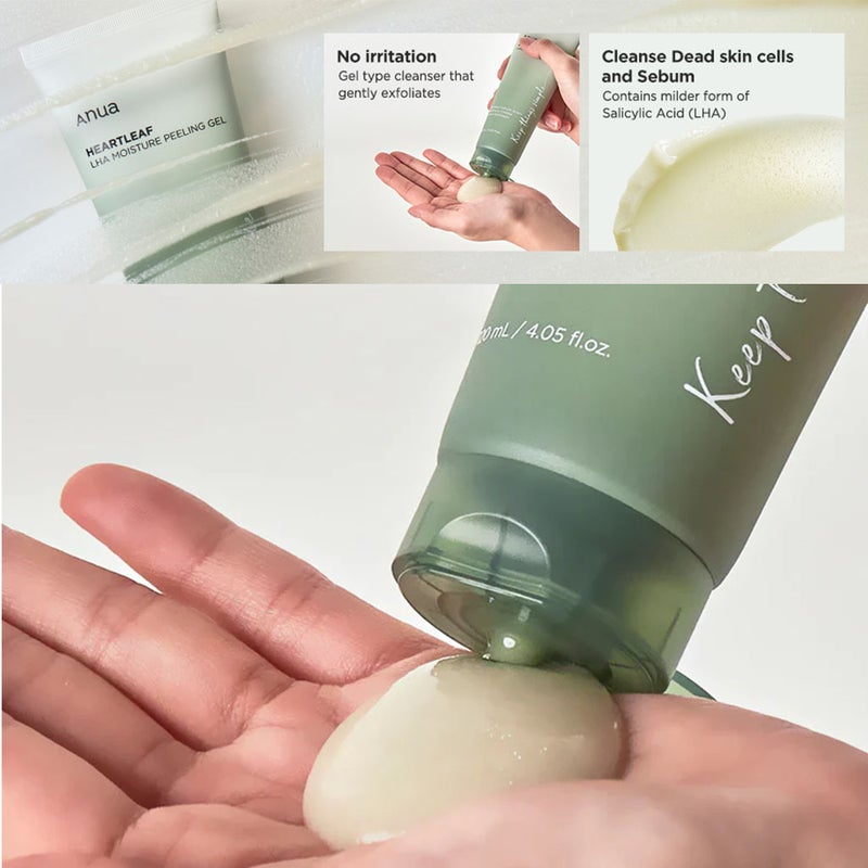 Anua Heartleaf LHA Moisture Peeling Gel For All Skin Types 120ml
