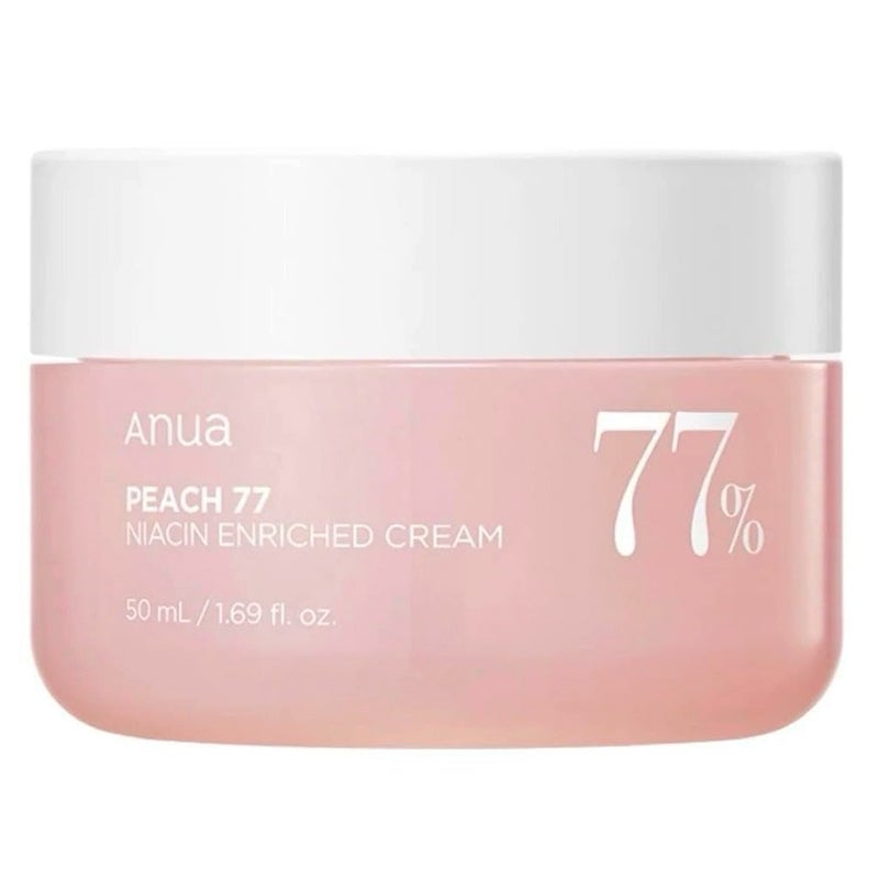 Anua Peach 77% Niacinamide Enriched Moisturizing Face Cream For All Skin Types 50ml 