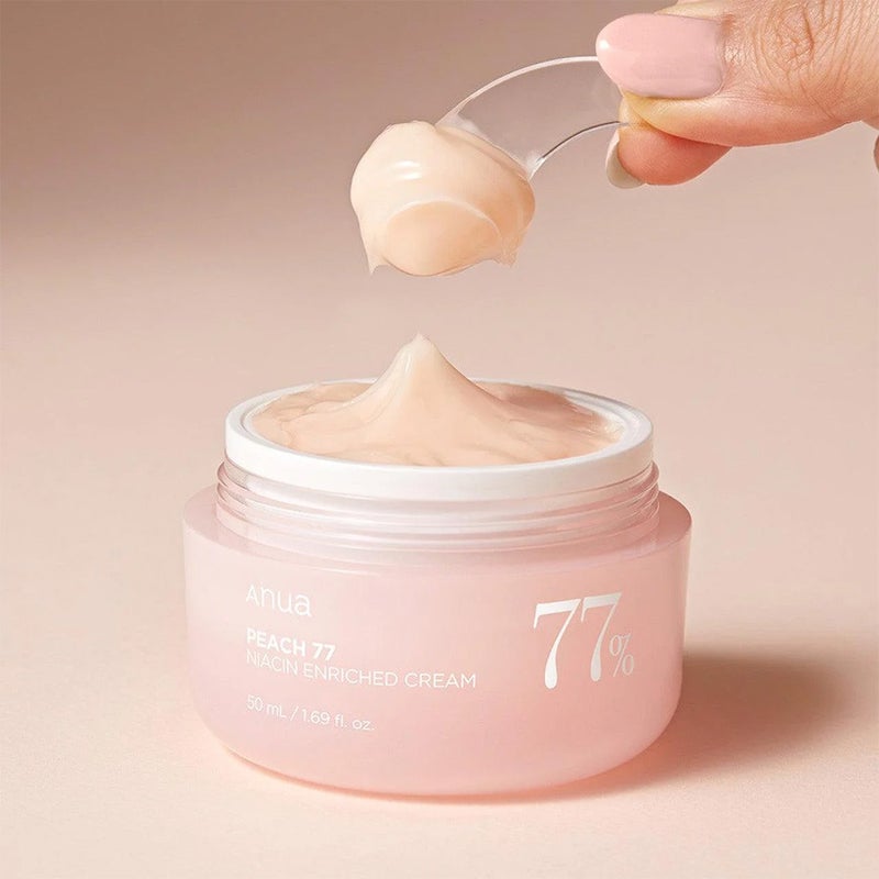 Anua Peach 77% Niacinamide Enriched Moisturizing Face Cream For All Skin Types 50ml 