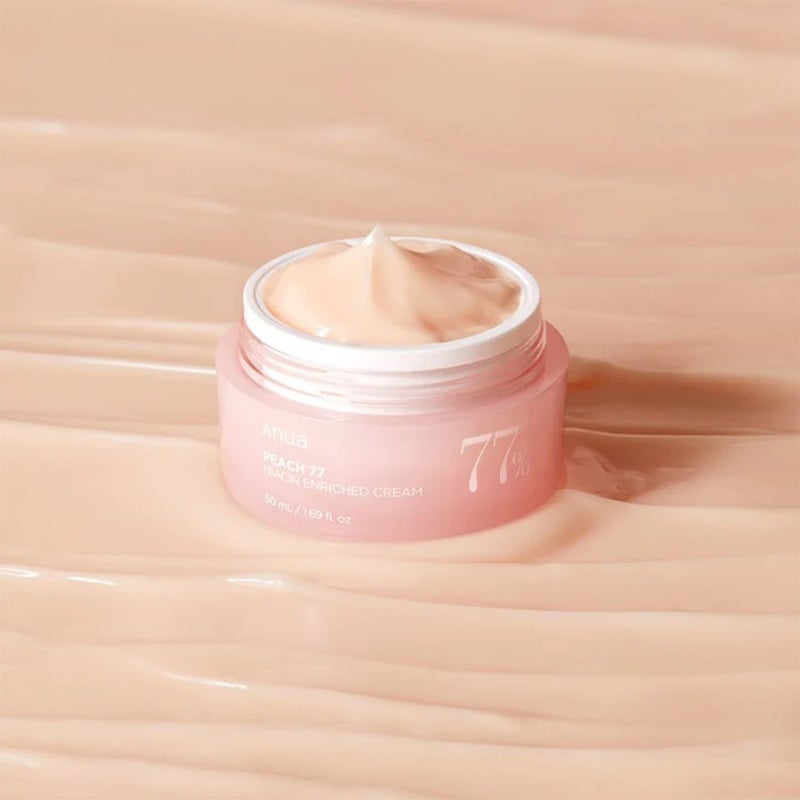 Anua Peach 77% Niacinamide Enriched Moisturizing Face Cream For All Skin Types 50ml 