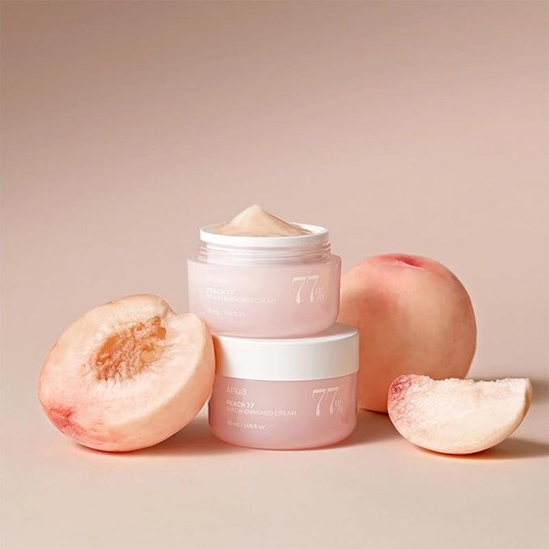 Anua Peach 77% Niacinamide Enriched Moisturizing Face Cream For All Skin Types 50ml 