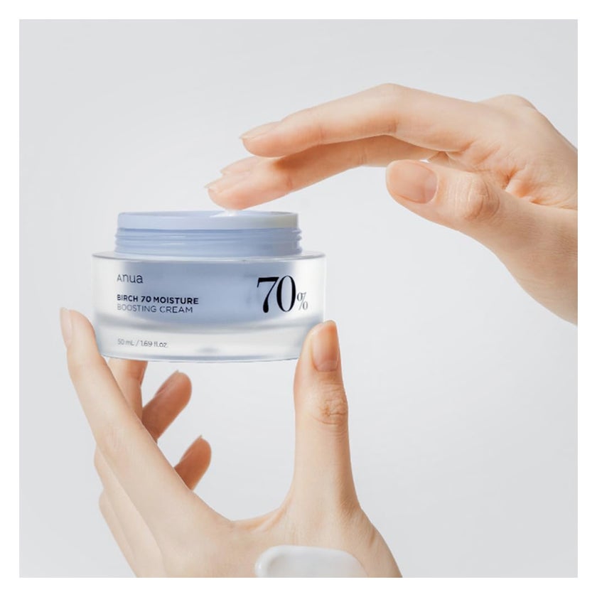 Anua Birch 70 + Hyaluron Moisture Boosting Face Cream 50ml