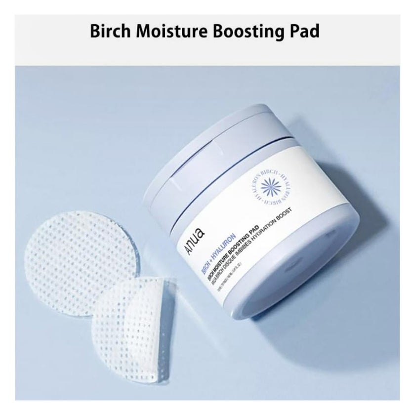 Anua Birch + Hyaluron Moisture Boosting Facial Toner Pads 160ml 