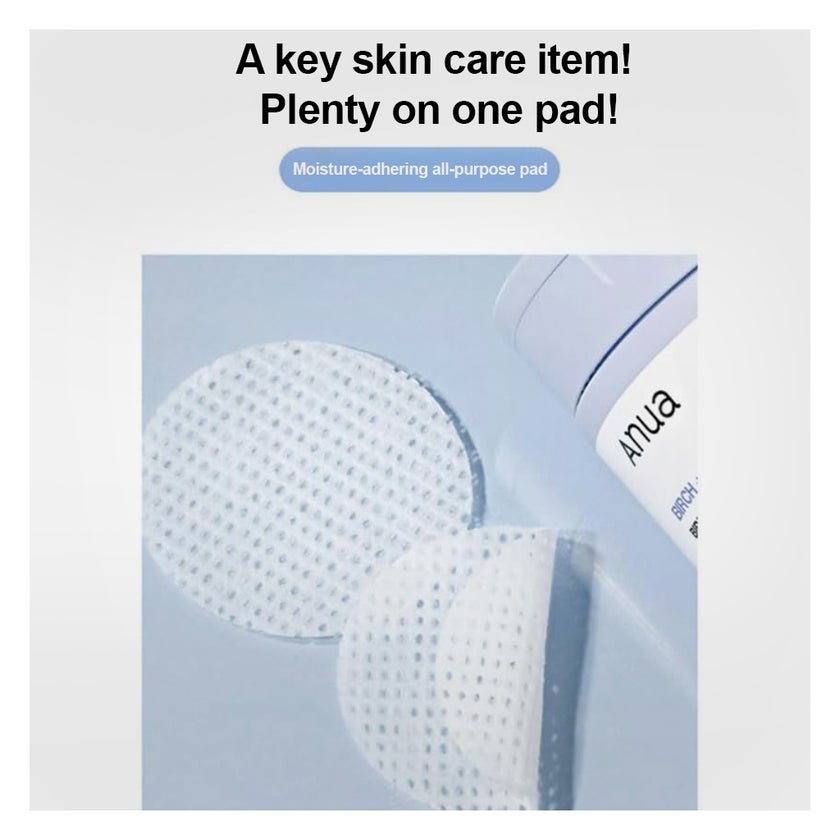Anua Birch + Hyaluron Moisture Boosting Facial Toner Pads 160ml 