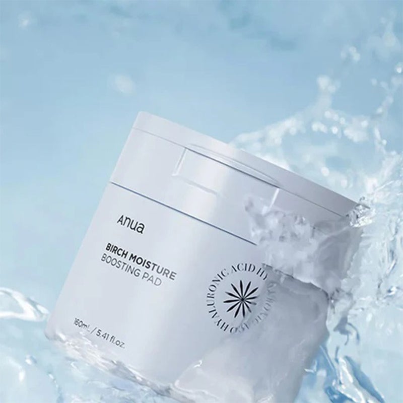 Anua Birch Moisture Boosting Facial Toner Pads With Hyaluronic Acid 160ml 