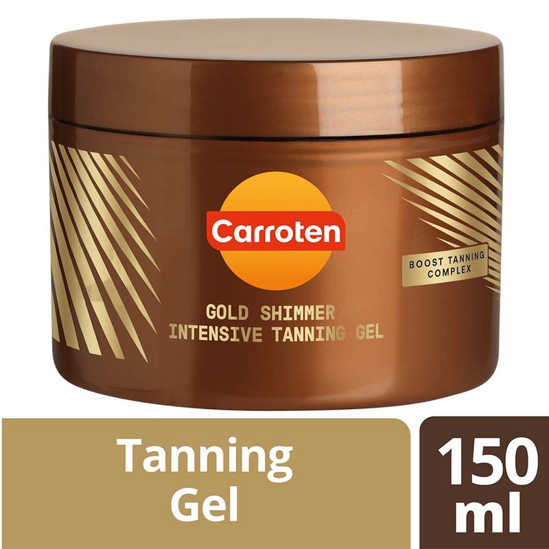 Carroten Gold Shimmer Intensive Skin Tanning Gel 150ml