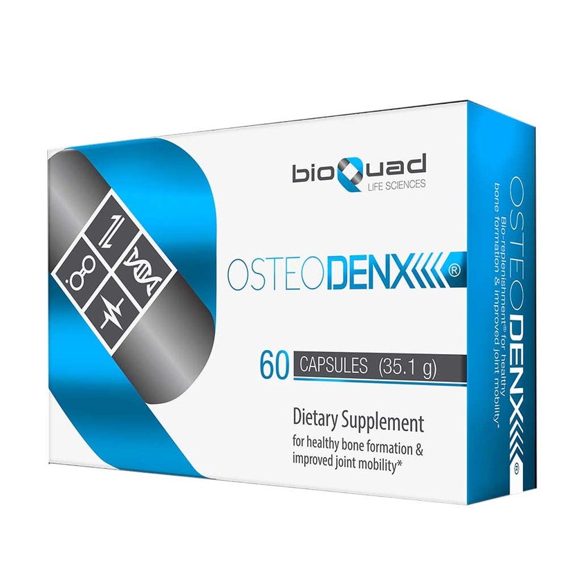 BioQuad Osteodenx Dietary Supplement Capsules For Bone & Joint Support, Pack of 60’s