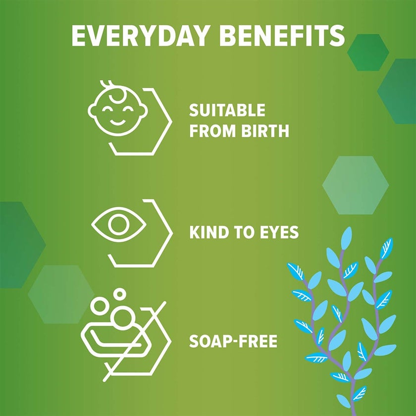 Oilatum Gentle Cleansing Head To Toe Baby Wash For 0+ Months Infant With Dry & Eczema Prone Skin 300ml