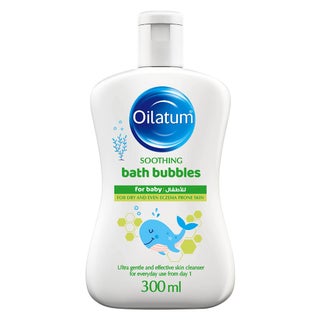 Oilatum Soothing Bath Bubbles Baby Body Cleanser For Dry & Eczema Prone Skin 300ml