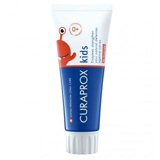 Curaprox Zero Fluoride Strawberry Flavoured Kids Toothpaste For 2+ Years 60ml