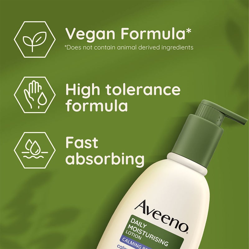 Aveeno Daily Moisturizing Body Lotion With Lavender Scent For Dry Skin 300ml 