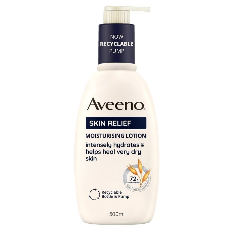Aveeno Skin Relief Moisturising Body Lotion For Very Dry Skin 500ml 