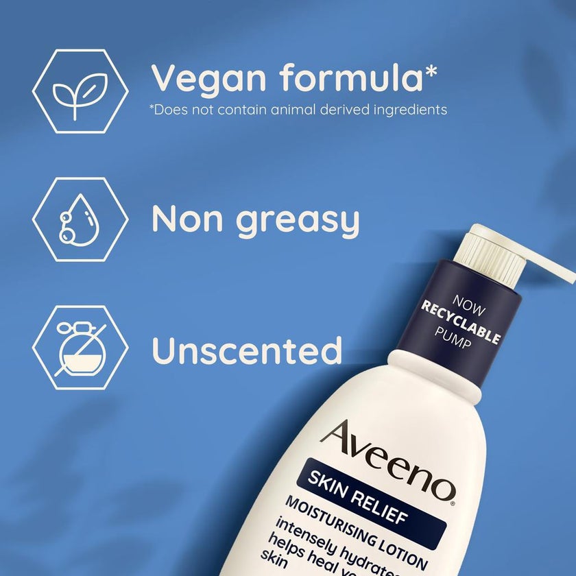 Aveeno Skin Relief Moisturising Body Lotion For Very Dry Skin 500ml 