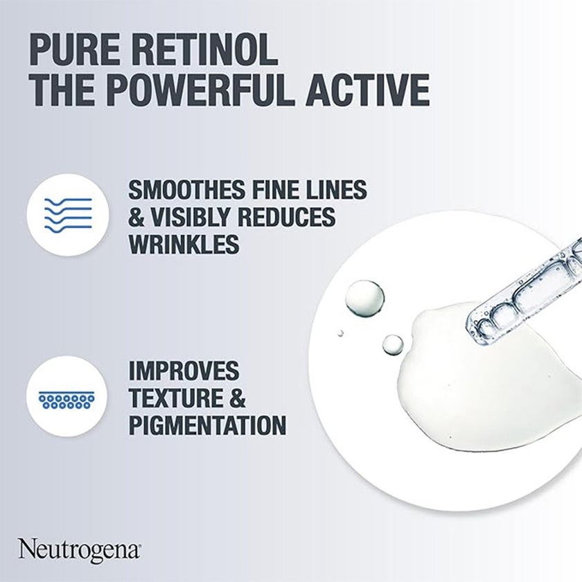 Neutrogena Anti Age Retinol Boost Face & Neck Serum For Wrinkles & Fine Lines 30ml