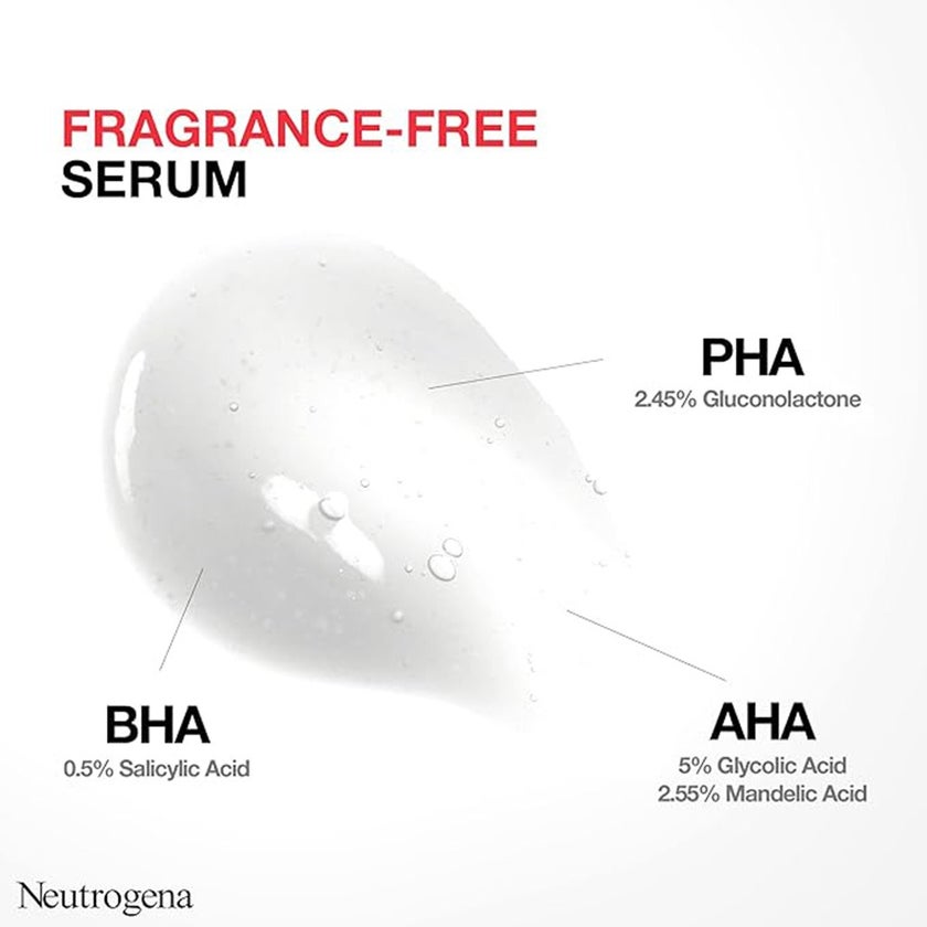 Neutrogena Spot Controlling+ Daily Face Serum For Dark Spots With Salicylic Acid & 10% AHA, PHA 30ml 