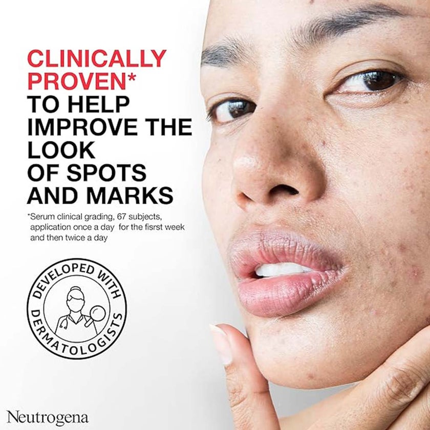 Neutrogena Spot Controlling+ Daily Face Serum For Dark Spots With Salicylic Acid & 10% AHA, PHA 30ml 