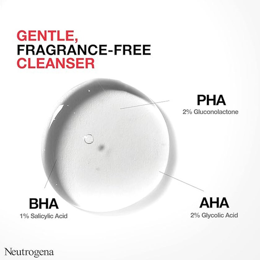 Neutrogena Spot Controlling+ Facial Wash With Salicylic Acid & 4% AHA, PHA 200ml