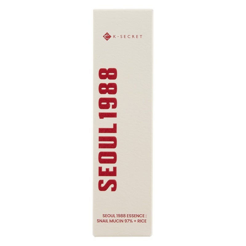 K-Secret Seoul 1988 Essence With Snail Mucin 97% + Rice For Intense Hydration 100ml