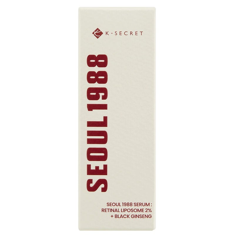K-Secret Seoul 1988 With Retinal Liposome 2% + Black Ginseng Anti Aging Face Serum 30ml