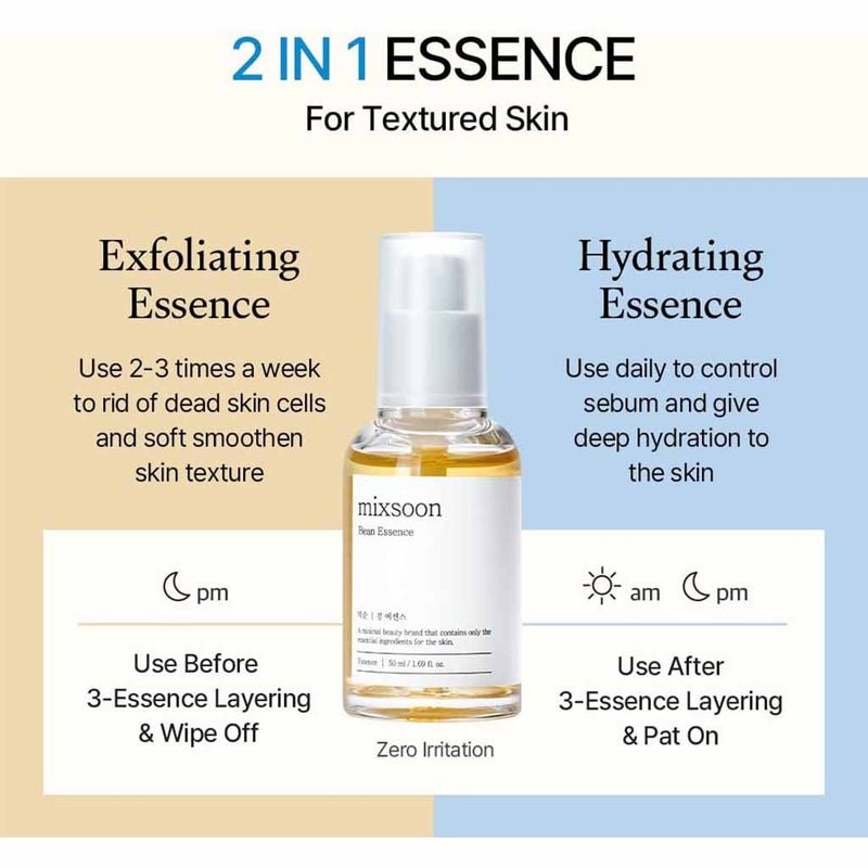 Mixsoon Bean Facial Essence For Dewy & Glowy Skin 50ml
