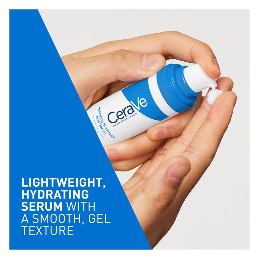 CeraVe Hydrating Hyaluronic Acid Face Serum For Normal To Dry Skin 30ml