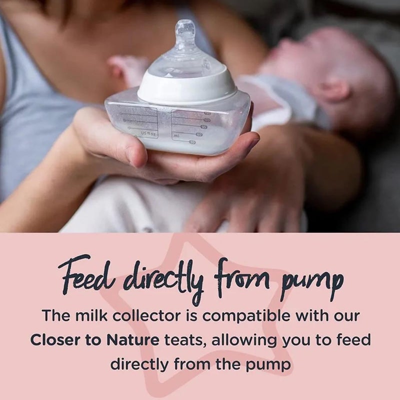Tommee Tippee Made For Me In-Bra Wearable Electric Breast Pump Single- White/Pink