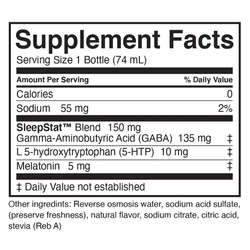 Dream Water Sleep Aid Shot Snoozeberry Drink 74ml