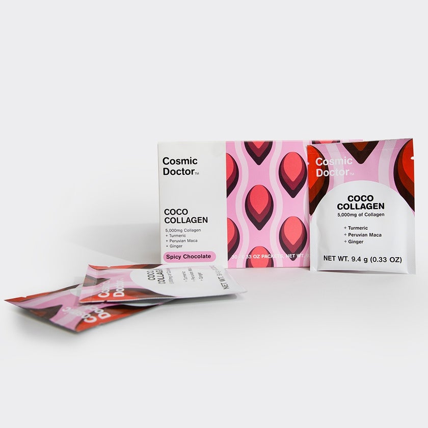 Cosmic Doctor Coco Collagen Supplement Sachets Spicy Chocolate Flavour, Pack of 30's