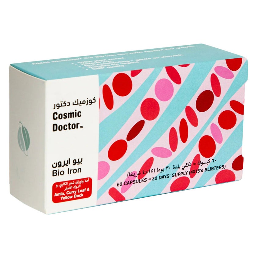 Cosmic Doctor Bio Iron Capsules, Pack of 60’s