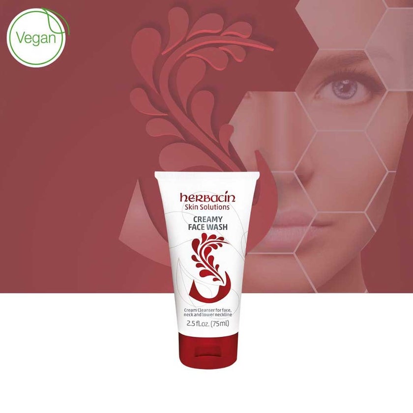 Herbacin Skin Solutions Creamy Face Wash 75ml