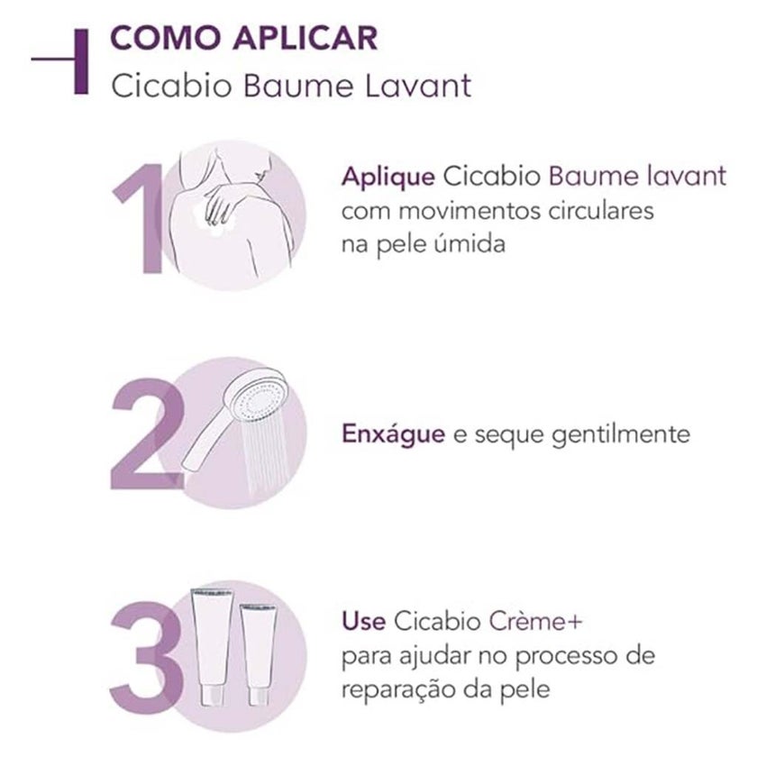 Bioderma Cicabio Baume Lavant Soothing Protective Cleansing Balm 200ml