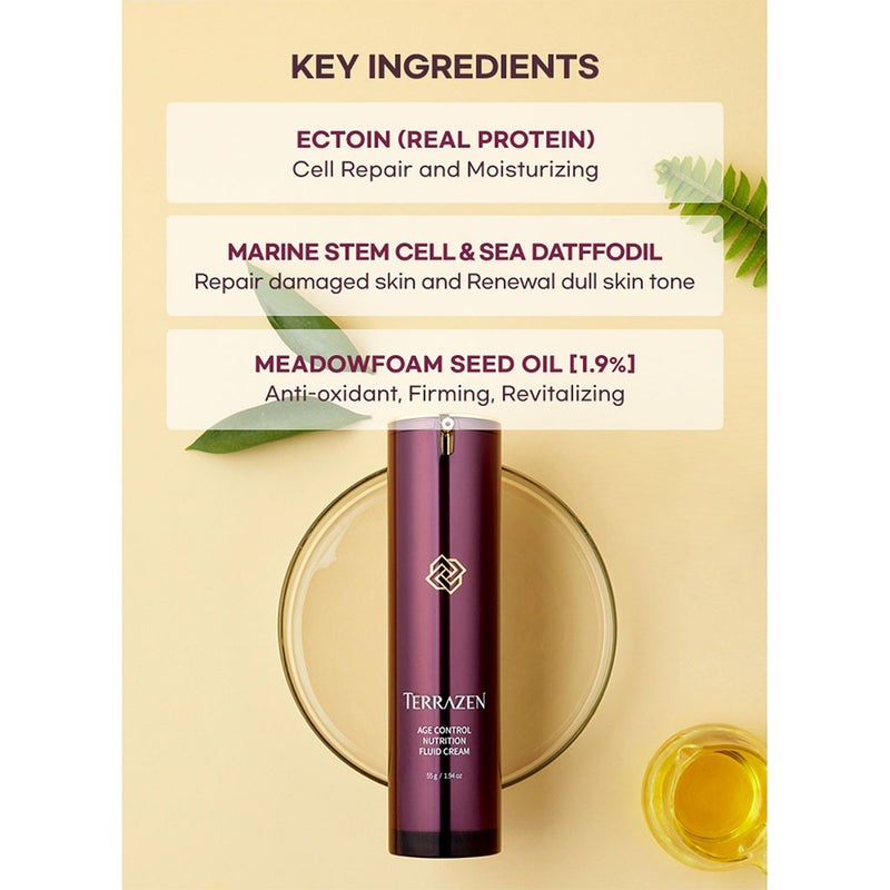 Terrazen Age Control Nutrition Fluid Face Cream 55g