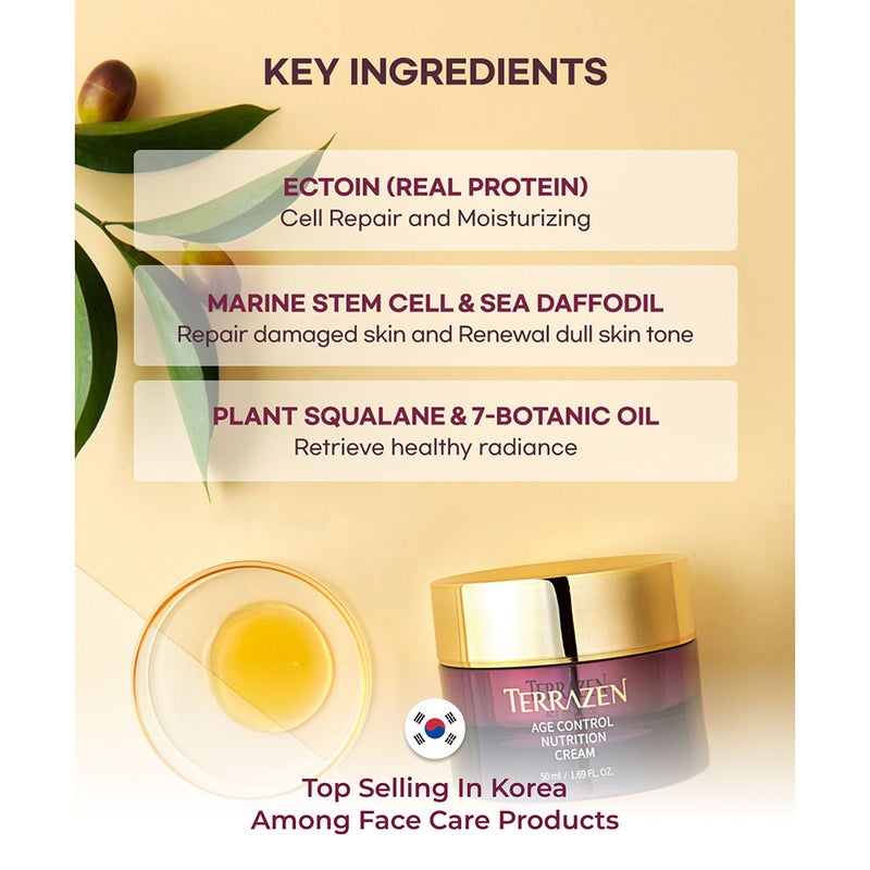 Terrazen Age Control Nutrition Antiaging Face Cream 50ml