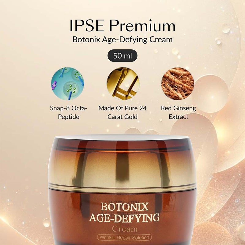 IPSE Premium Botonix Age Defying Wrinkle Repair Solution Face Cream 50ml 