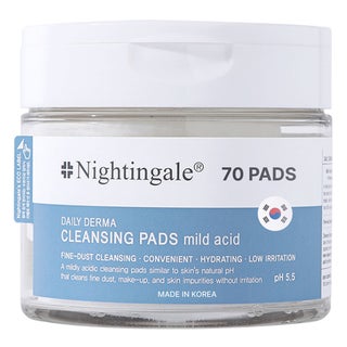 Nightingale Daily Derma Facial Cleansing Pads For Sensitive Skin 270ml, Pack of 70’s