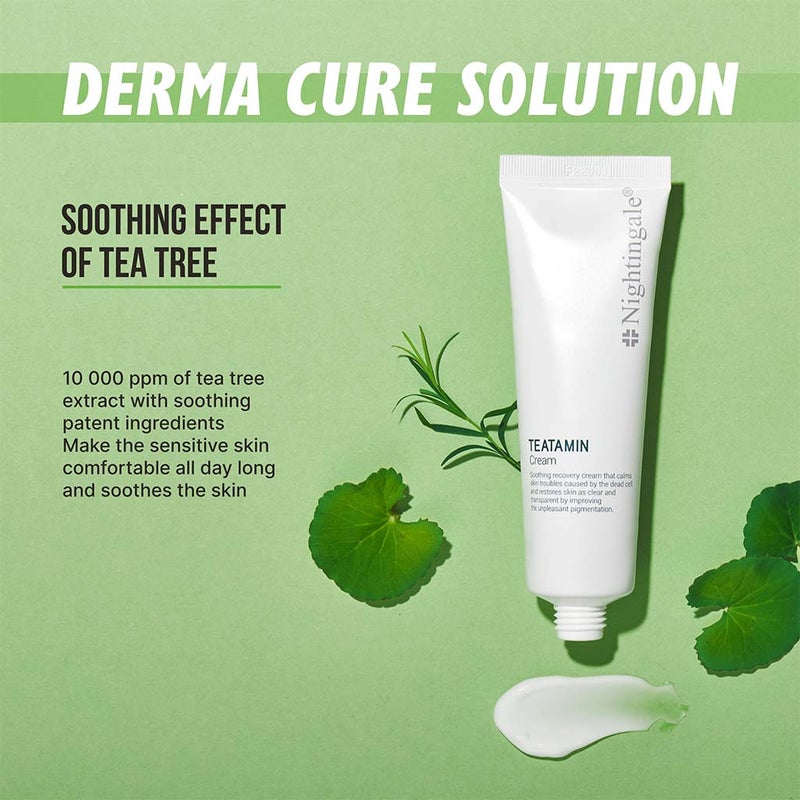 Nightingale Teatamin Soothing Recovery Face Cream 50ml 