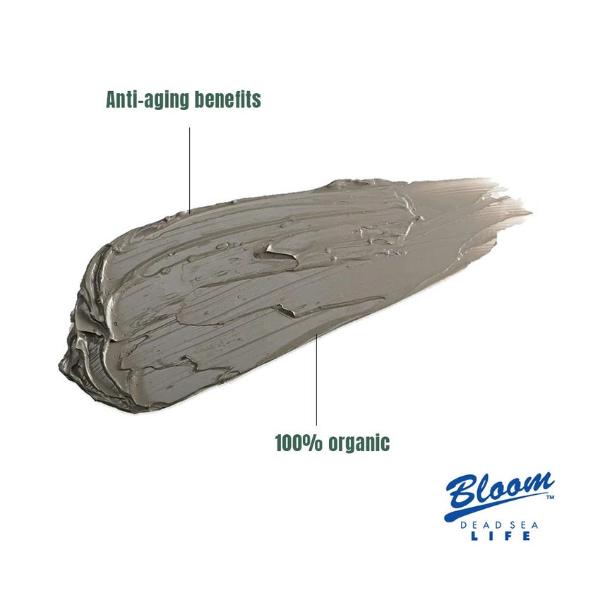 Bloom Dead Sea Life Organic Mud Mask With Aloe Vera For Face, Body & Hair 300g