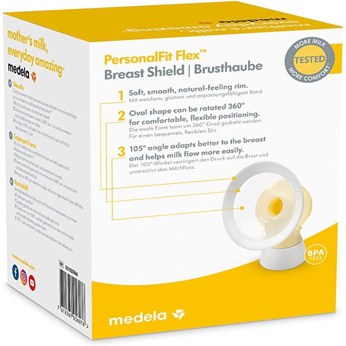 Medela Personal Fit Flex Breast Shields, Small Size 21mm, Pack of 2’s