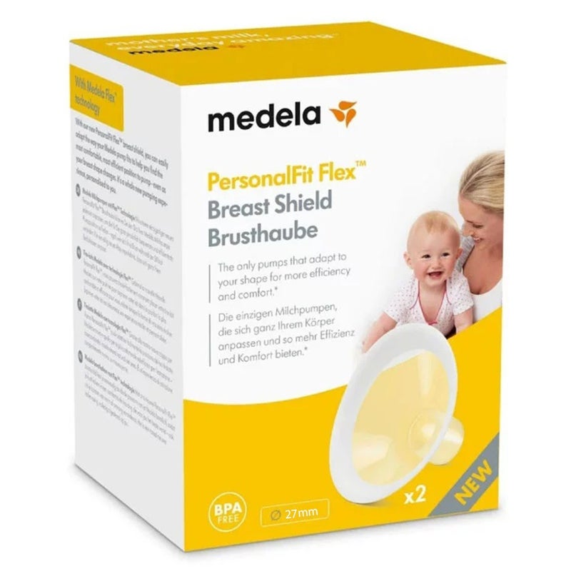 Medela Personal Fit Flex Breast Shields, Large Size 27mm, Pack of 2’s