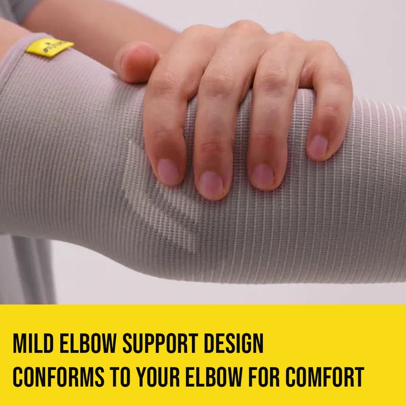 Futuro Elbow Support For Left/Right Elbow, Mild Support, Large, Grey Color, Pack of 1’s