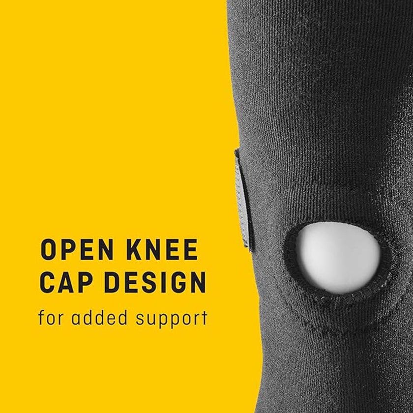 Futuro Sport Knee Performance Support For Left/Right Knee, Medium, Black Color, Pack of 1’s