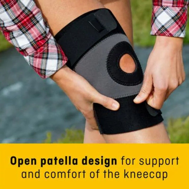 Futuro Sport Knee Performance Support For Left/Right Knee, Medium, Black Color, Pack of 1’s
