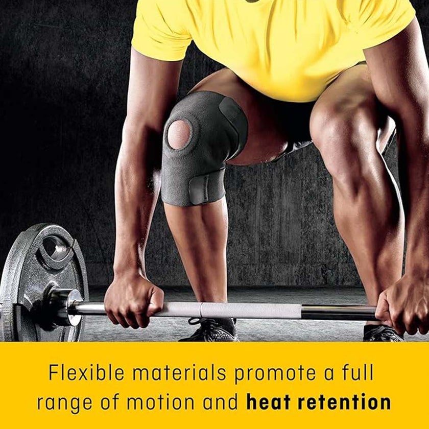 Futuro Sport Knee Performance Support For Left/Right Knee, Medium, Black Color, Pack of 1’s