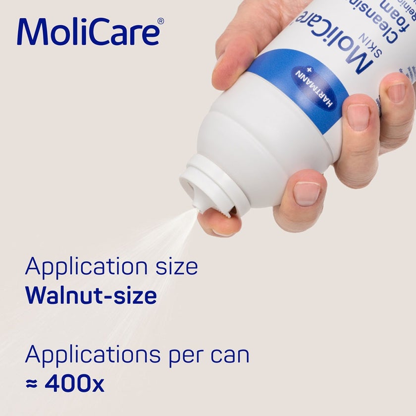 Hartmann MoliCare Skin Cleansing Foam For Intimate Area Hygiene 400ml