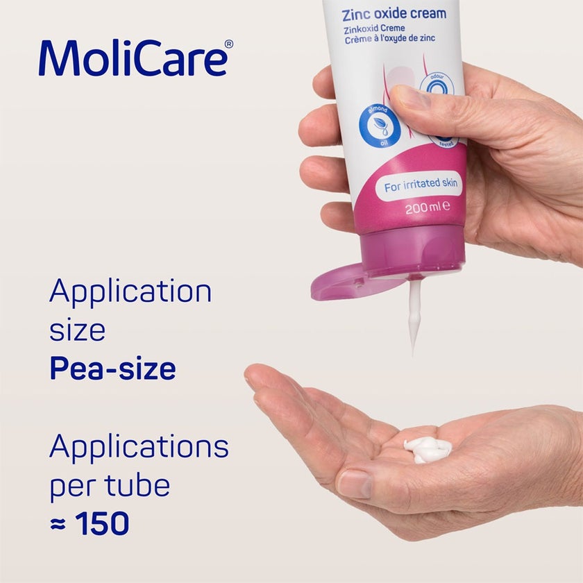 Hartmann MoliCare Skin Zinc Oxide With Almond Oil For Irritated Skin 200ml